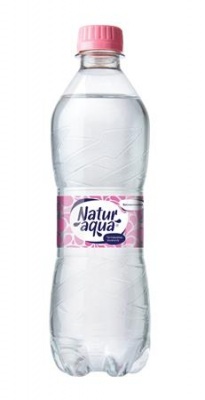 Ásványvíz, szénsavmentes, NATUR AQUA, 0,5 l