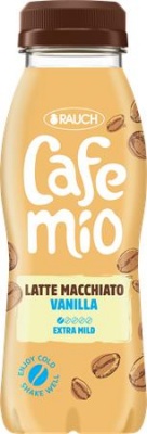 Kávés tejital, 0,25l, RAUCH "Cafemio Latte Macchiato Vanilla", extra mild