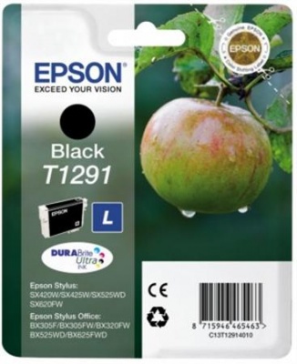 T12914012 Tintapatron Stylus SX420W, SX425W, SX525WD nyomtatókhoz, EPSON, fekete, 11,2ml