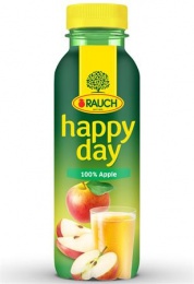Gyümölcslé, 100%, 0,33 l, RAUCH "Happy day", Apple